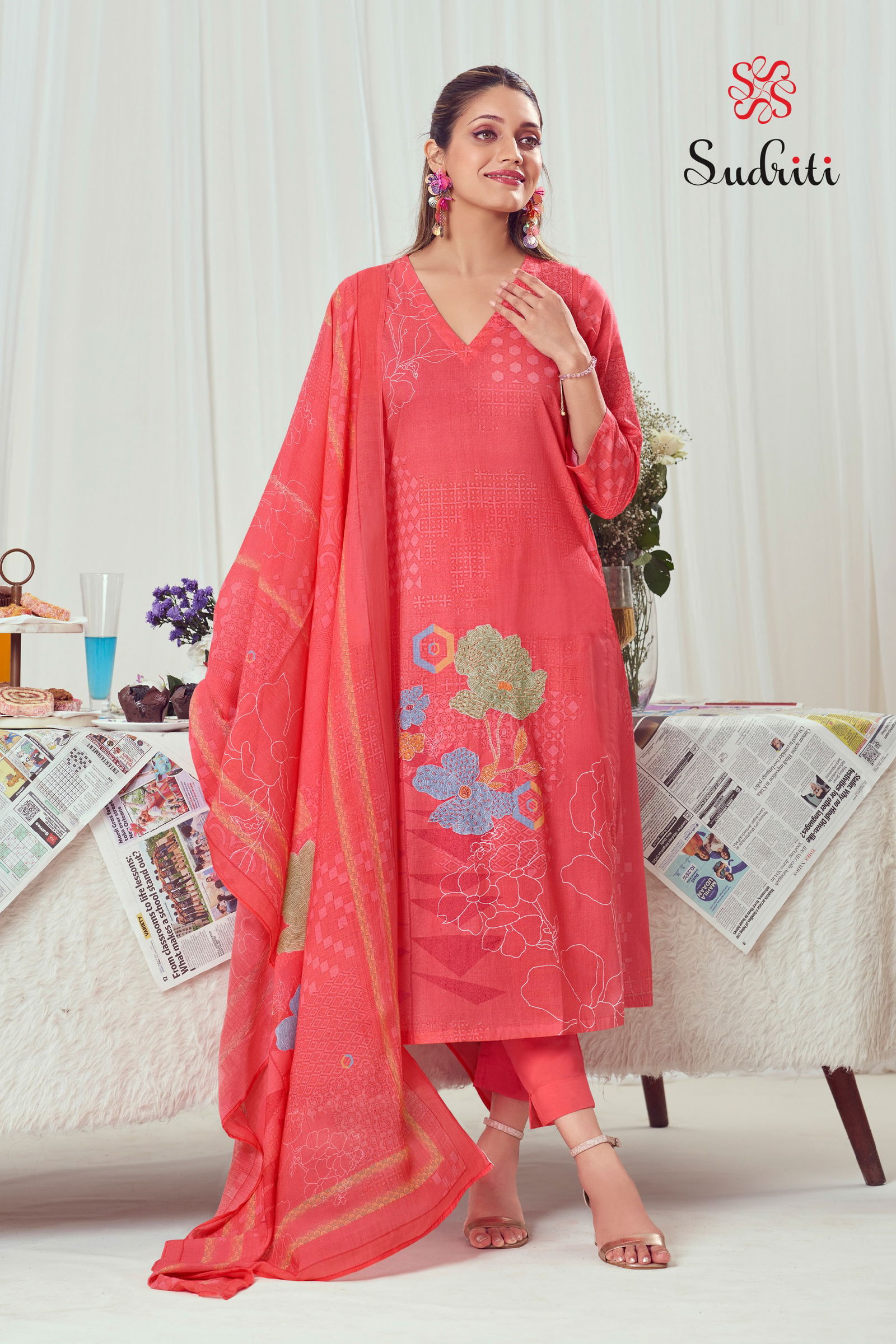 Zareen By Sudriti Cotton Printed Designer Salwar Suits Wholesale Shop In Surat